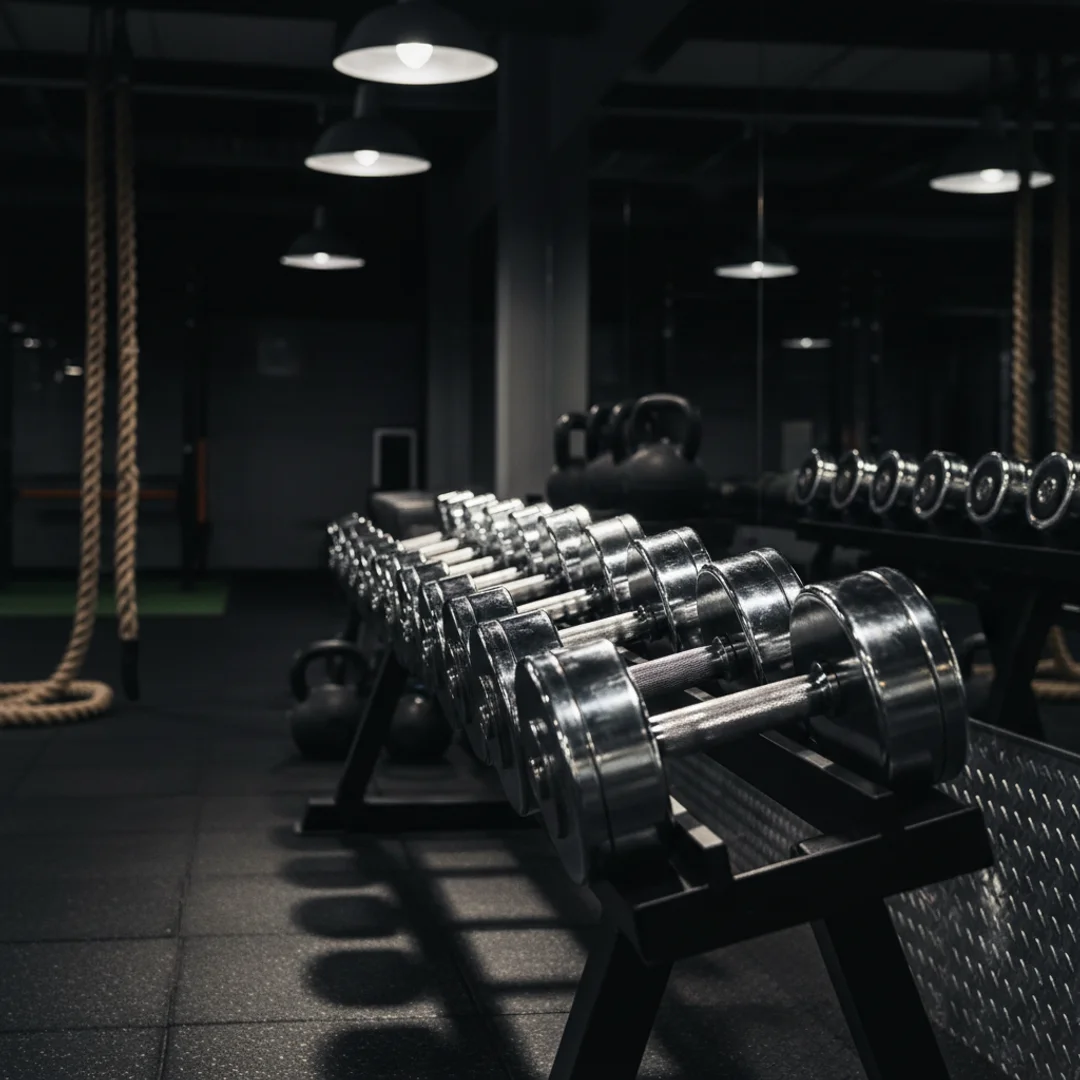 AI generated gym fitness ad