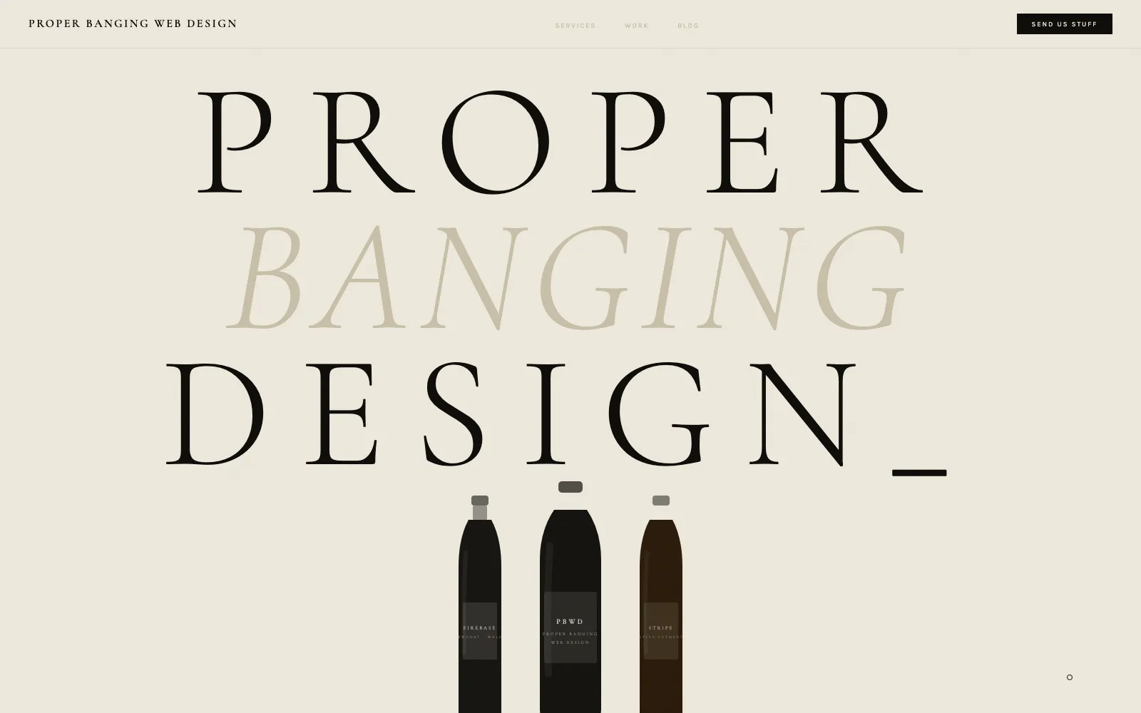 Luxury Editorial website design style preview