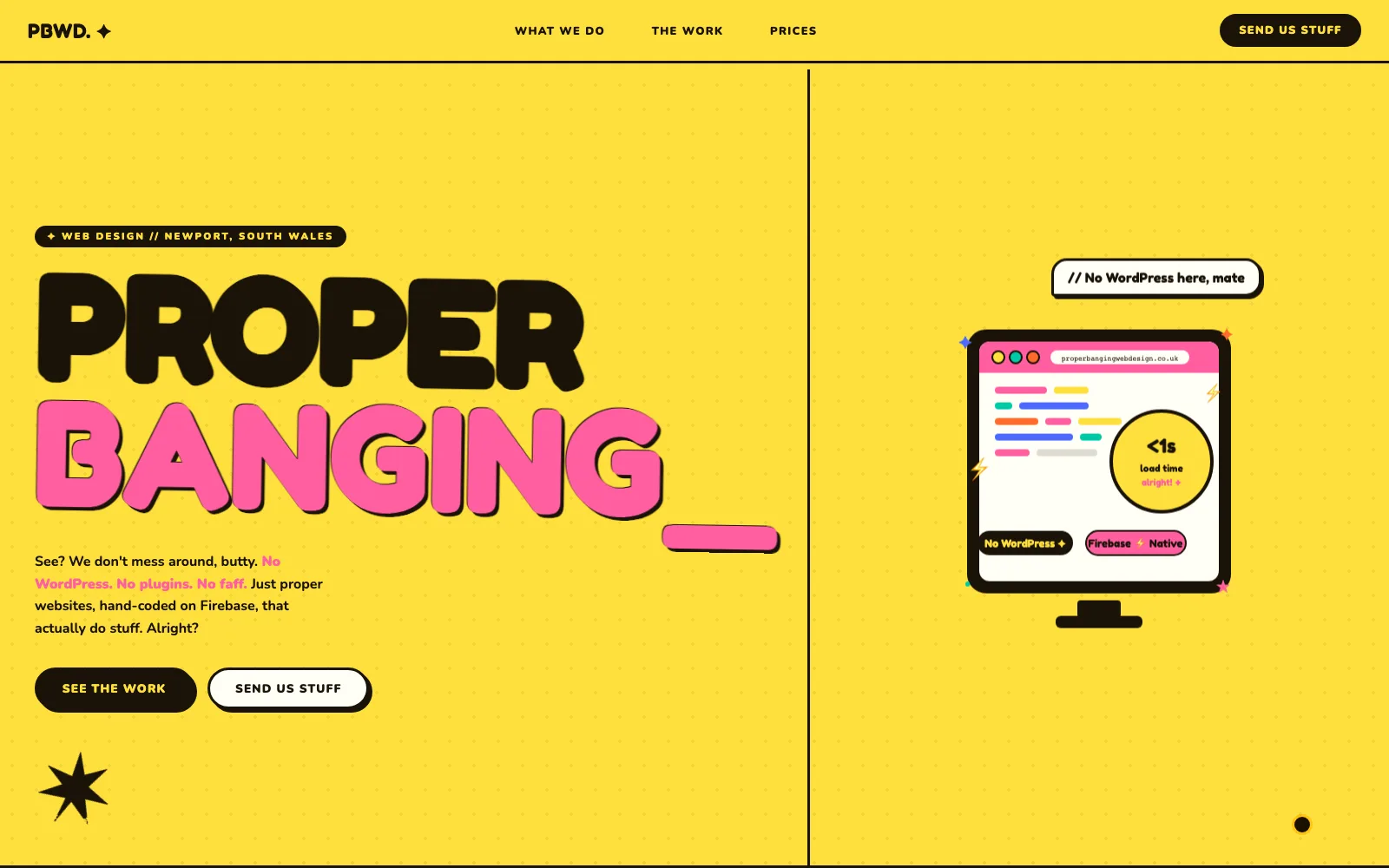 PBWD Style Guide website design style preview